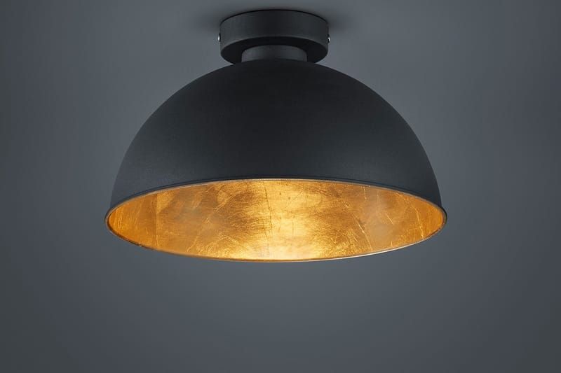 Jimmy loftslampe 31 cm 1xE27 sort / guld - TRIO - Belysning - Lamper & indendørsbelysning - Vindueslampe - Vindueslampe hængende