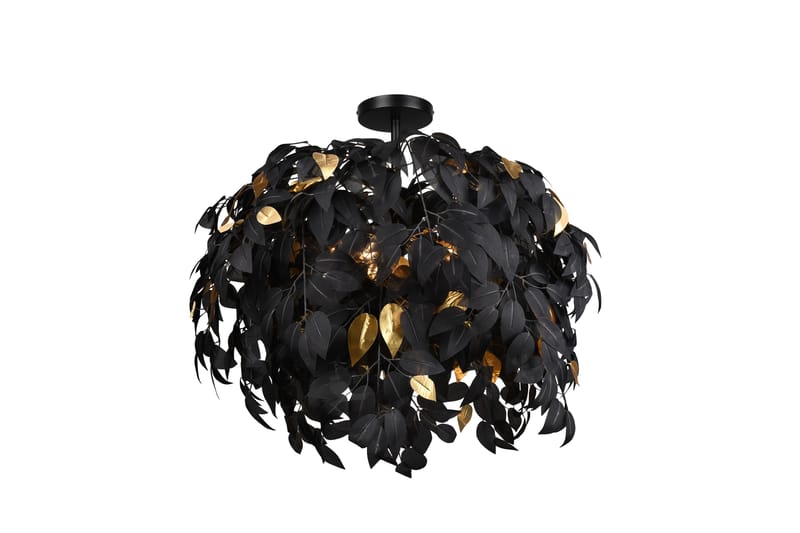 Leavy loftlampe 70 cm 3xE14 MatSort - Belysning - Lamper & indendørsbelysning - Vindueslampe - Vindueslampe hængende