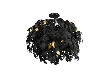 Leavy loftlampe 70 cm 3xE14 MatSort - Belysning - Lamper & indendørsbelysning - Vindueslampe - Vindueslampe hængende