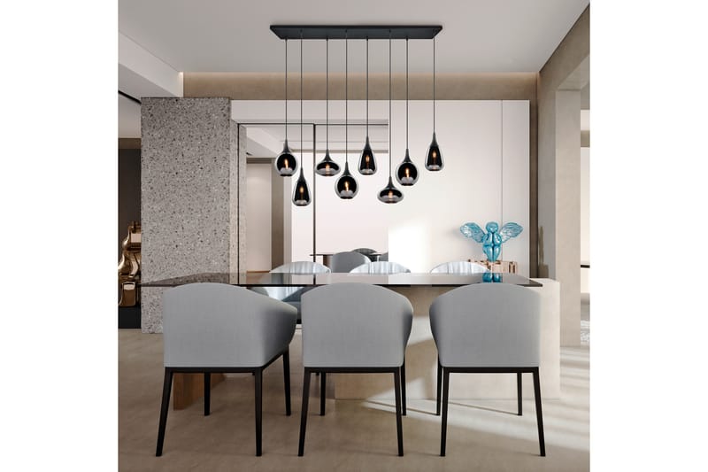 Lumina Pendellampe 8-os E14 MatSort - Belysning - Lamper & indendørsbelysning - Vindueslampe - Vindueslampe hængende