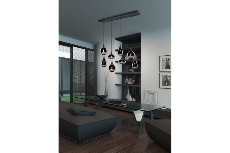 Lumina Pendellampe 8-os E14 MatSort - Belysning - Lamper & indendørsbelysning - Vindueslampe - Vindueslampe hængende