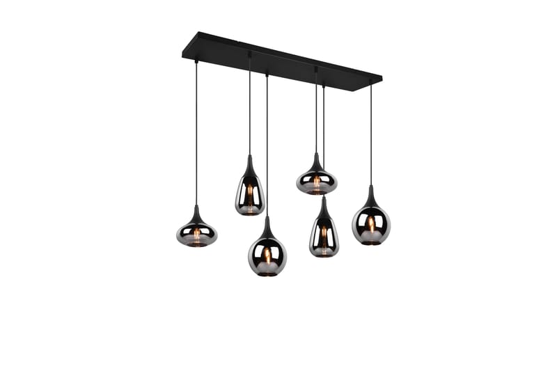 Lumina Pendellampe 6-os E14 MatSort - Belysning - Lamper & indendørsbelysning - Vindueslampe - Vindueslampe hængende