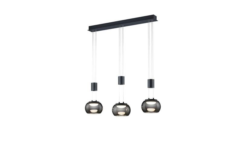 Madison LED-Pendellampe 3-os MatSort - Belysning - Lamper & indendørsbelysning - Vindueslampe - Vindueslampe hængende