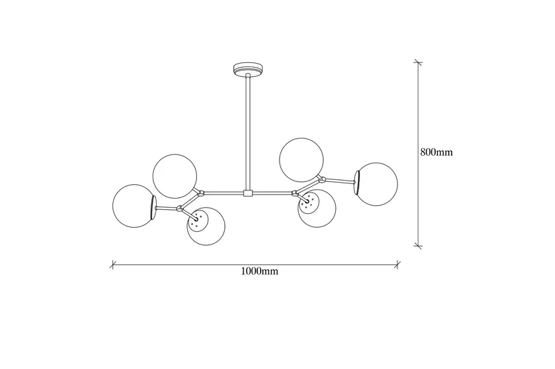 Opviq Damar Loftslampe - Sort / hvid - Belysning - Lamper & indendørsbelysning - Vindueslampe - Vindueslampe hængende