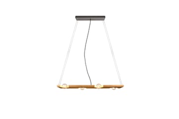 Tailor Pendellampa 115 cm 4xE27 Trä Trio Lighting Natur - Belysning - Lamper & indendørsbelysning - Vindueslampe - Vindueslampe hængende