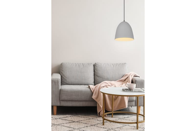 Tilda Pendellampe 25 cm E27 Grå - Belysning - Lamper & indendørsbelysning - Vindueslampe - Vindueslampe hængende