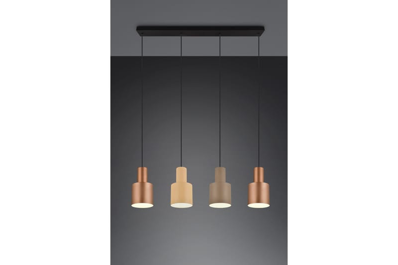 Trio Lighting Agudo Loftlampe 4L E27 Flerfarvet - Belysning - Lamper & indendørsbelysning - Vindueslampe - Vindueslampe hængende