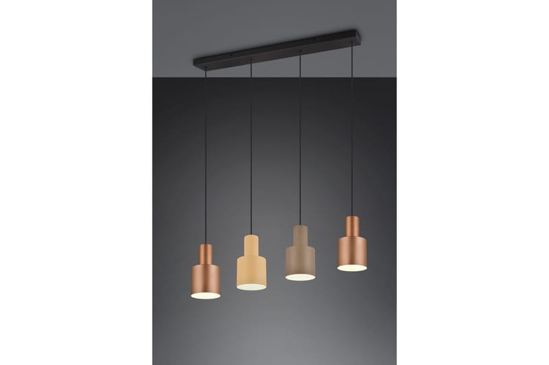 Trio Lighting Agudo Loftlampe 4L E27 Flerfarvet - Belysning - Lamper & indendørsbelysning - Vindueslampe - Vindueslampe hængende