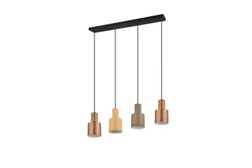 Trio Lighting Agudo Loftlampe 4L E27 Flerfarvet - Belysning - Lamper & indendørsbelysning - Vindueslampe - Vindueslampe hængende