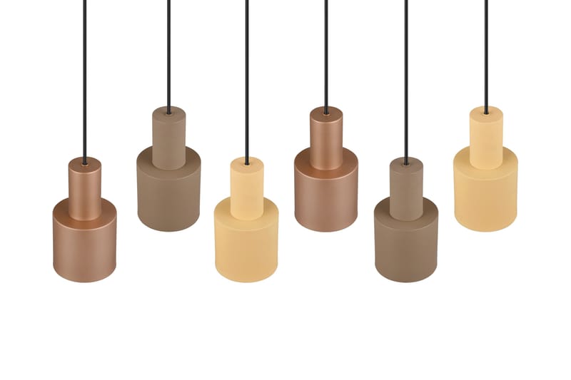 Trio Lighting Agudo Loftlampe 6L E27 Flerfarvet - Belysning - Lamper & indendørsbelysning - Vindueslampe - Vindueslampe hængende