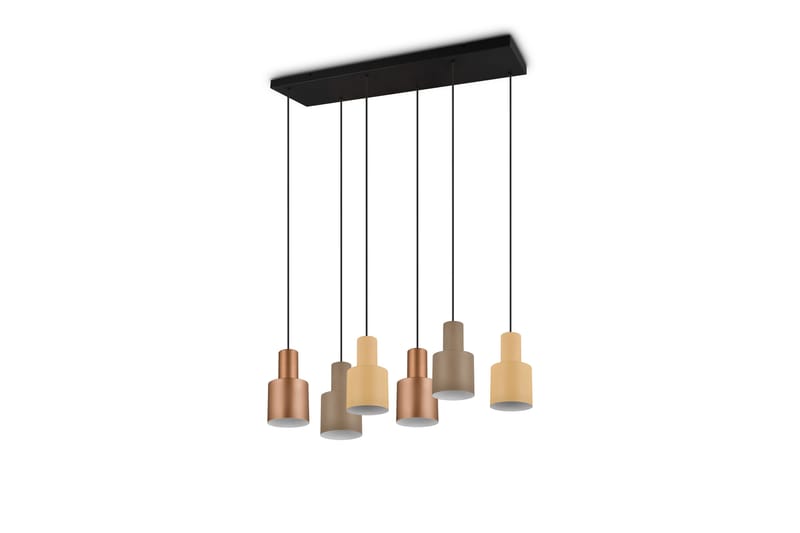 Trio Lighting Agudo Loftlampe 6L E27 Flerfarvet - Belysning - Lamper & indendørsbelysning - Vindueslampe - Vindueslampe hængende