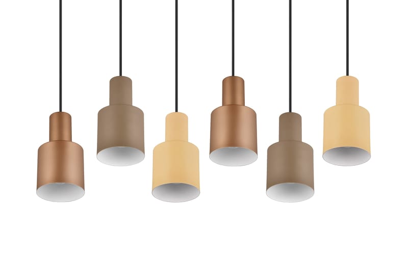 Trio Lighting Agudo Loftlampe 6L E27 Flerfarvet - Belysning - Lamper & indendørsbelysning - Vindueslampe - Vindueslampe hængende