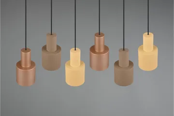 Trio Lighting Agudo Loftlampe 6L E27 Flerfarvet - Belysning - Lamper & indendørsbelysning - Vindueslampe - Vindueslampe hængende