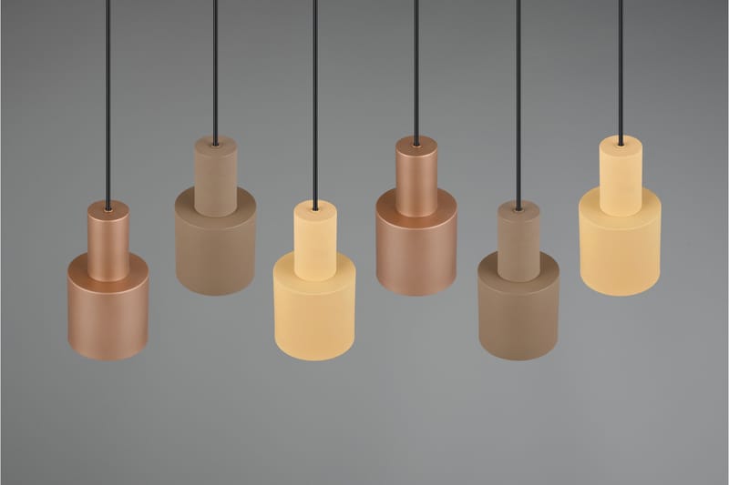 Trio Lighting Agudo Loftlampe 6L E27 Flerfarvet - Belysning - Lamper & indendørsbelysning - Vindueslampe - Vindueslampe hængende