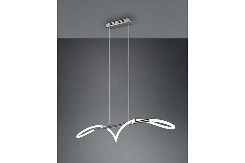 Trio Lighting Argos LED Loftlampe Krom 4000K - Belysning - Lamper & indendørsbelysning - Vindueslampe - Vindueslampe hængende