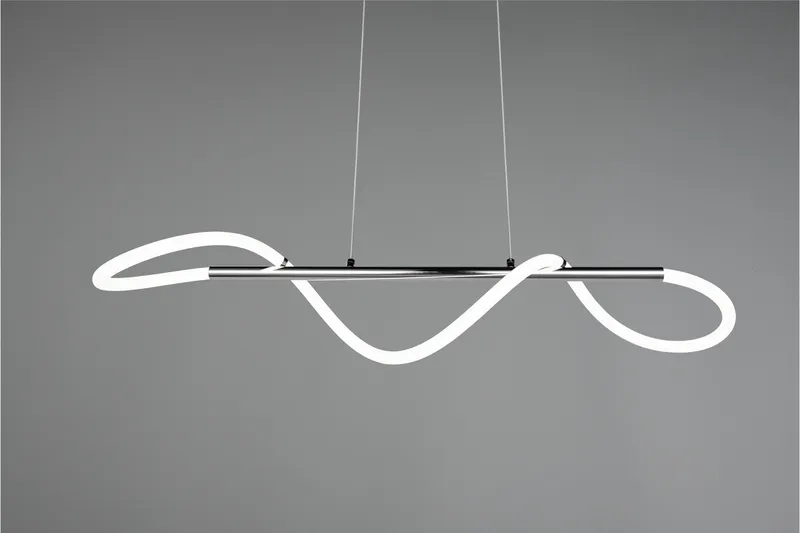 Trio Lighting Argos LED Loftlampe Krom 4000K - Belysning - Lamper & indendørsbelysning - Vindueslampe - Vindueslampe hængende