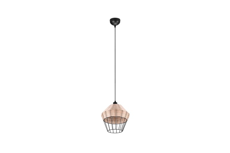 Trio Lighting Borka loftlampe 1L E27 rattan - Trio Lighting - Belysning - Lamper & indendørsbelysning - Vindueslampe - Vindueslampe hængende