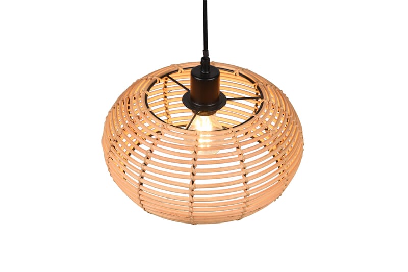 Trio Lighting Inga loftlampe 30 cm E27 rattan - Trio Lighting - Belysning - Lamper & indendørsbelysning - Vindueslampe - Vindueslampe hængende
