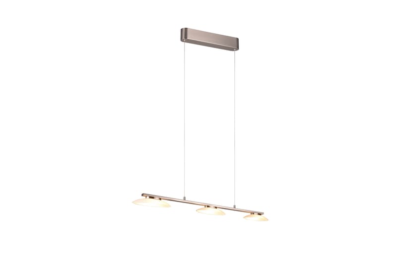 Trio Lighting Merton LED Taklampe 3L Børstet Stål - Belysning - Lamper & indendørsbelysning - Vindueslampe - Vindueslampe hængende