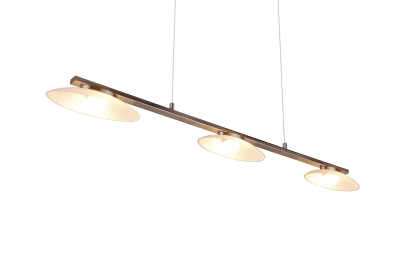 Trio Lighting Merton LED Taklampe 3L Børstet Stål - Belysning - Lamper & indendørsbelysning - Vindueslampe - Vindueslampe hængende