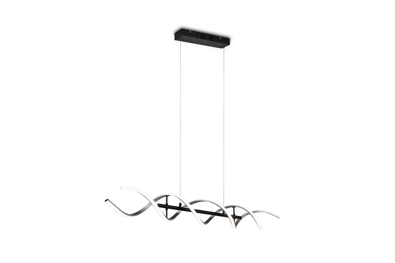 Trio Lighting Sequence LED loftlampe børstet aluminium/matsort, Trio Lighting