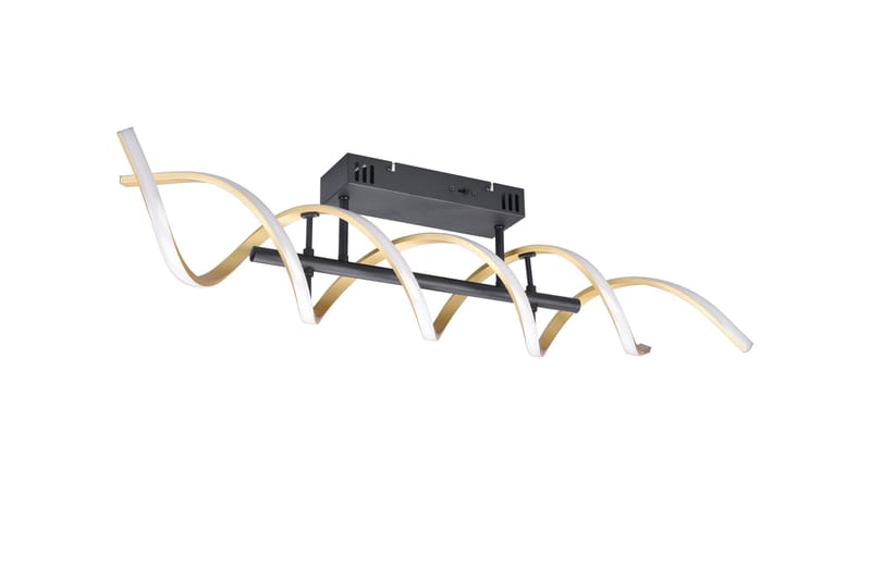 Trio Lighting Sequence LED plafond mat messing/matsort - Trio Lighting - Belysning - Lamper & indendørsbelysning - Vindueslampe - Vindueslampe hængende