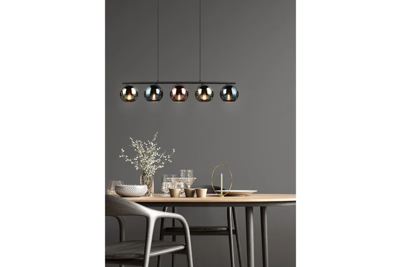 Trio Lighting Sheldon Taklampe 5L E14 Flerfarget - Belysning - Lamper & indendørsbelysning - Vindueslampe - Vindueslampe hængende