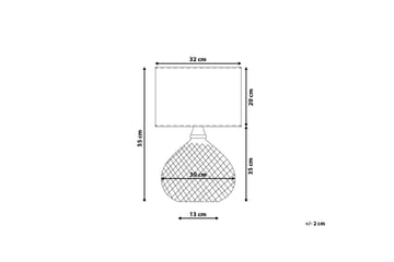 Madon bordlampe 32 cm - Sølv - Belysning - Lamper & indendørsbelysning - Vindueslampe - Vindueslampe på fod