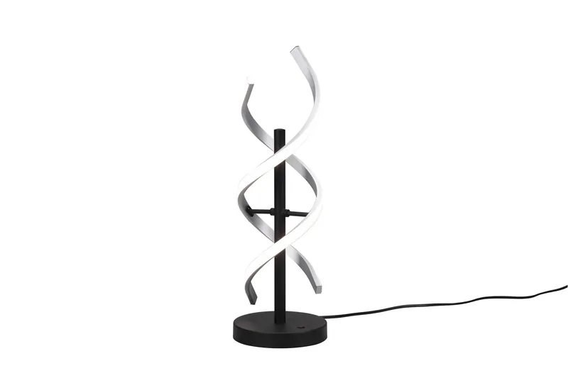 Trio Lighting Sequence LED bordlampe børstet aluminium/matsort, Trio Lighting