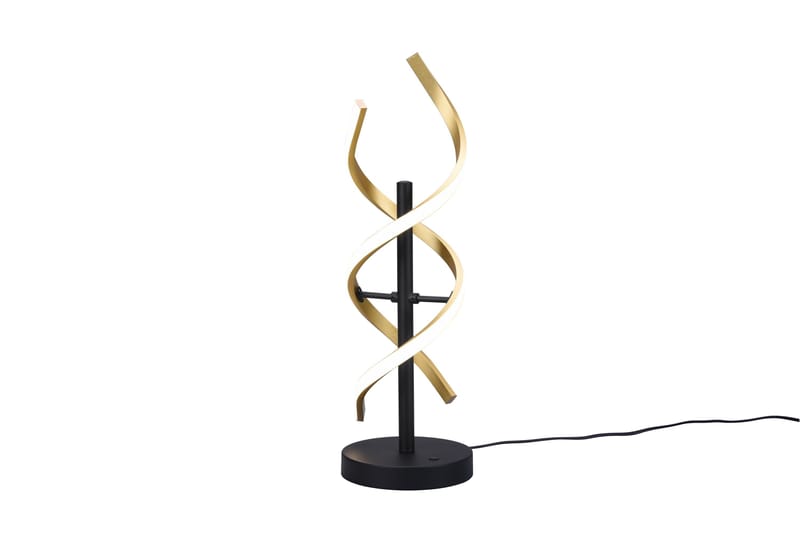 Trio Lighting Sequence LED bordlampe mat messing/matsort, Trio Lighting