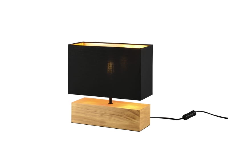 Woody Bordlampe 30 cm Sort/Træ - Belysning - Lamper & indendørsbelysning - Vindueslampe - Vindueslampe på fod