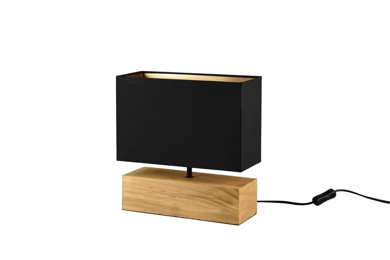 Woody Bordlampe 30 cm Sort/Træ - Belysning - Lamper & indendørsbelysning - Vindueslampe - Vindueslampe på fod