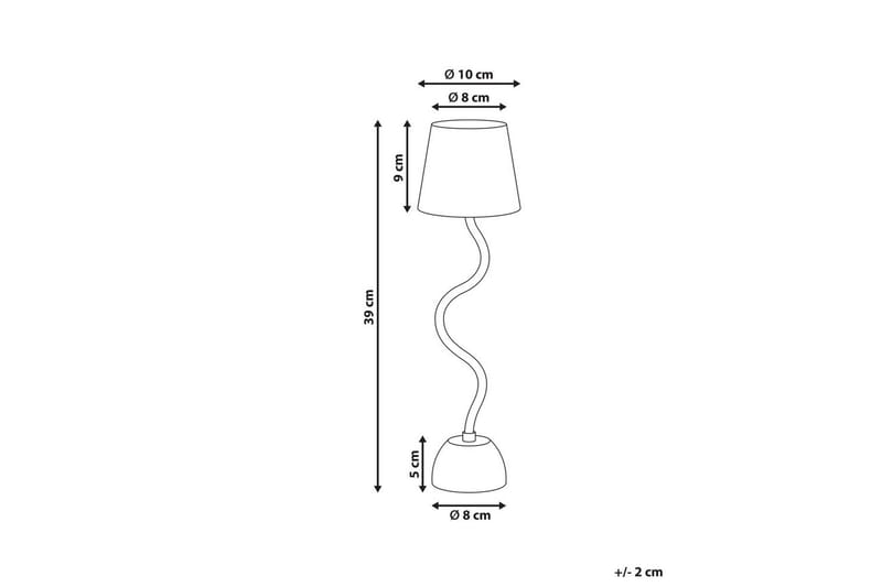 Vougali LED Bordlampe 39 cm - Sort - Belysning - Lamper & indendørsbelysning - Vindueslampe - Vindueslampe på fod
