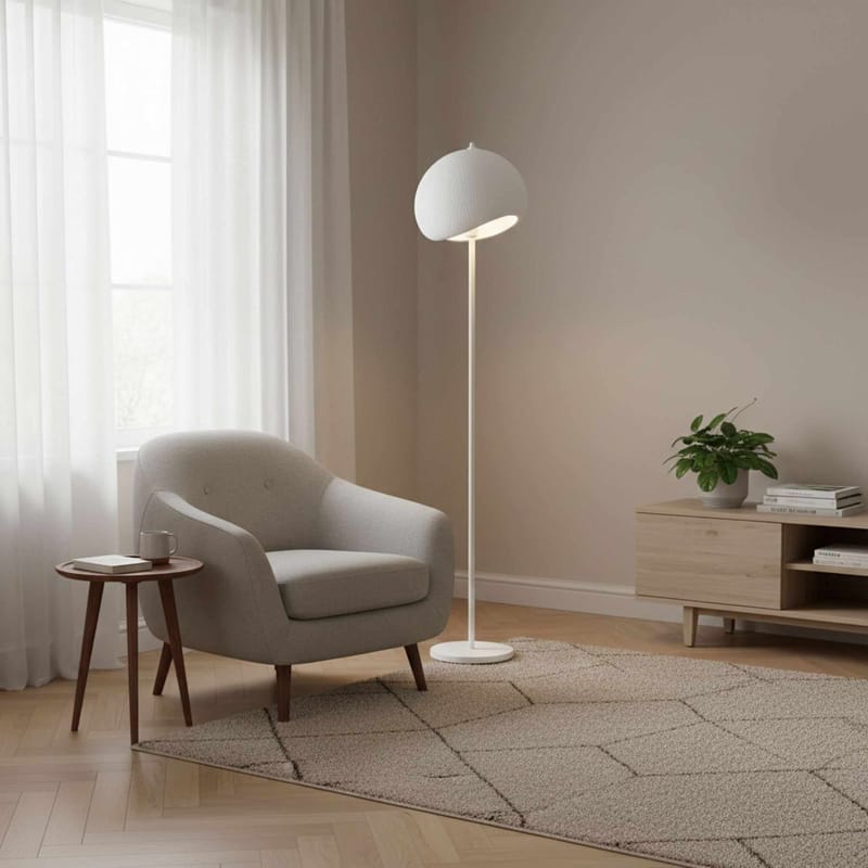 Vyrel gulvlampe 34 cm - Hvid - Belysning - Lamper & indendørsbelysning - Soveværelse lampe