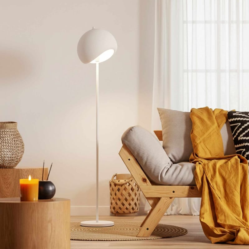 Vyrel gulvlampe 34 cm - Hvid - Belysning - Lamper & indendørsbelysning - Soveværelse lampe