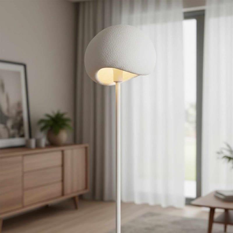 Vyrel gulvlampe 34 cm - Hvid - Belysning - Lamper & indendørsbelysning - Soveværelse lampe
