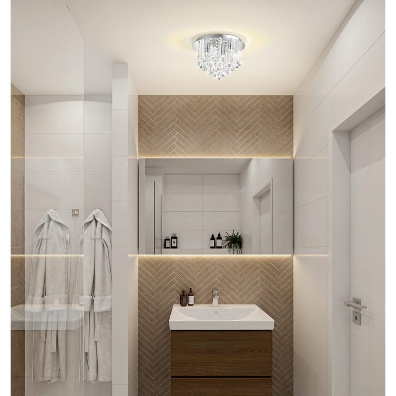 Loftslampe Almonte - Krom - Belysning - Lamper & indendørsbelysning - Loftlampe - Plafond