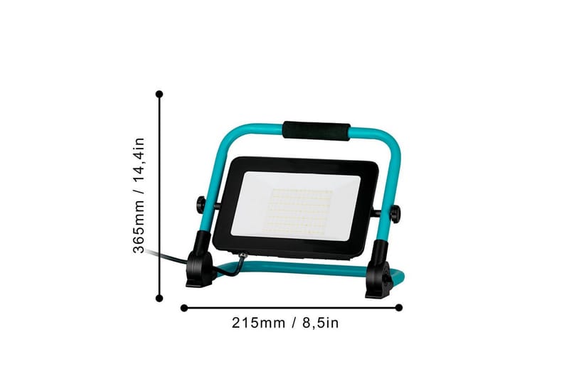 Arbejdsbelysning Eglo LED-Gulvstrålkaster 100W - Belysning - Lamper & indendørsbelysning - Bordlampe - Skrivebordslampe