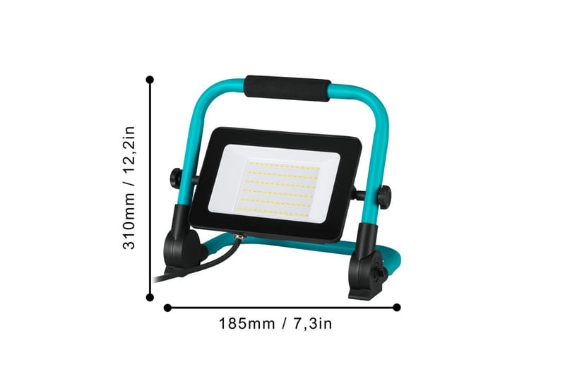 Arbejdsbelysning Eglo LED-Gulvstrålkaster 52W - Belysning - Lamper & indendørsbelysning - Bordlampe - Skrivebordslampe
