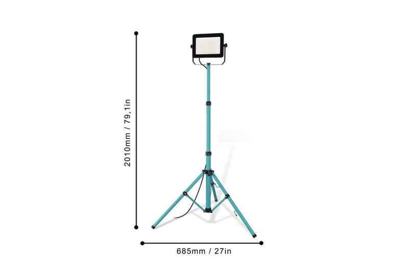 Arbejdsbelysning Eglo LED-Stativstrålkaster 100W - Belysning - Lamper & indendørsbelysning - Bordlampe - Skrivebordslampe