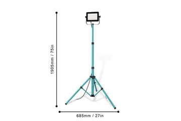 Arbejdsbelysning Eglo LED-Stativstrålkaster 52W - Belysning - Glødepærer & lyskilder - Arbejdsbelysning