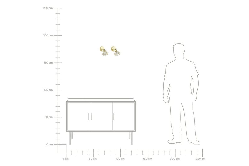 Ermana Spotlight 2 stk G9 - Guld - Belysning - Glødepærer & lyskilder - Spotlights & downlights