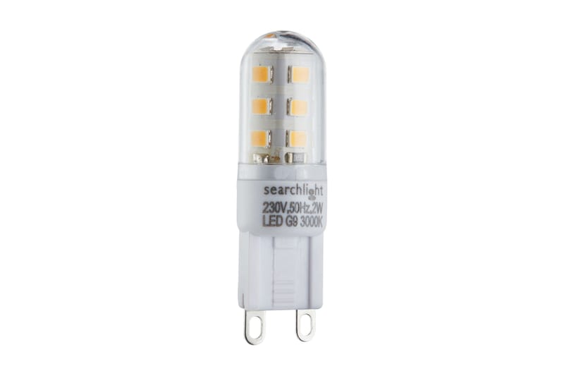 Lamper LED 10xG9 2W 200 Lumens Hvid - Searchlight - Sparepære - Glødepærer