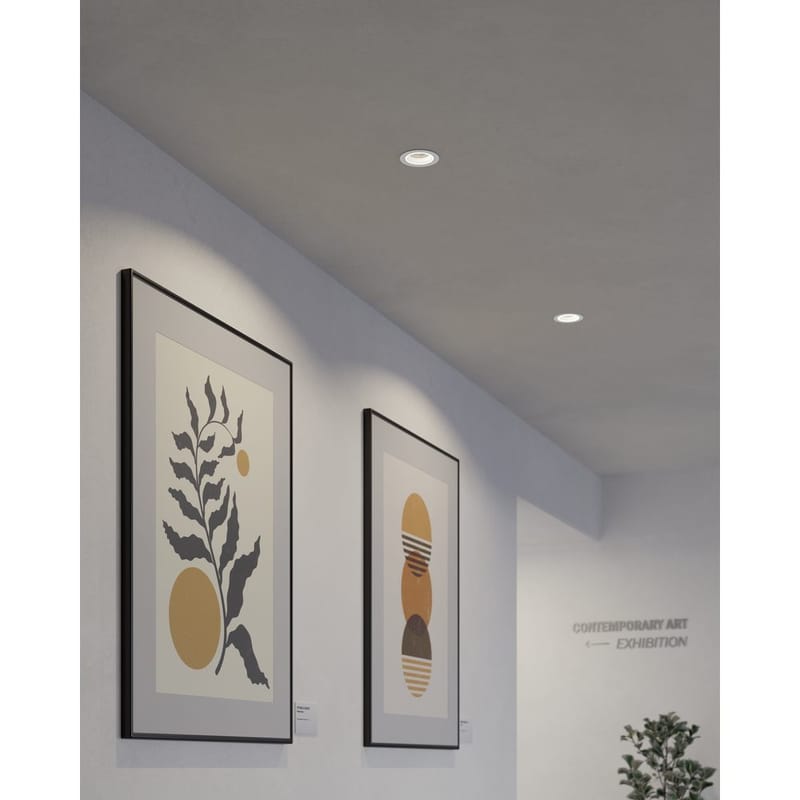 Indbygget Lampe Carosso 93 mm - Hvid - Belysning - Glødepærer & lyskilder - Spotlights & downlights