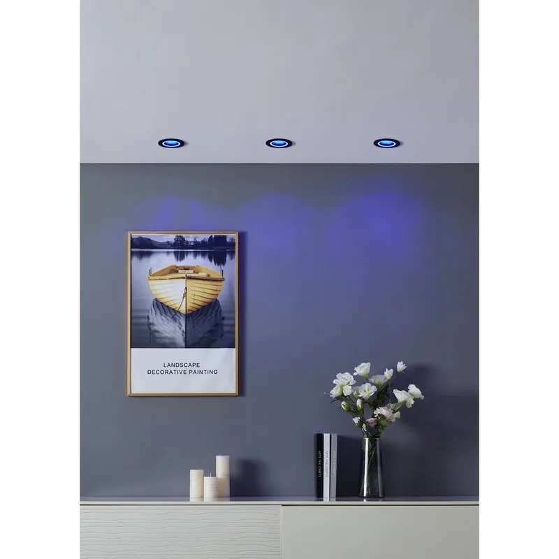 Indbygget Lampe Carosso 93 mm - Sort - Belysning - Glødepærer & lyskilder - Spotlights & downlights