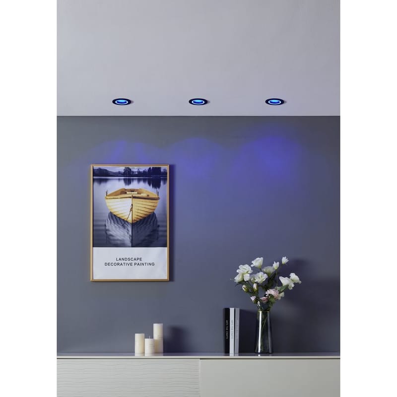 Indbygget Lampe Carosso 93 mm - Sort - Belysning - Glødepærer & lyskilder - Spotlights & downlights