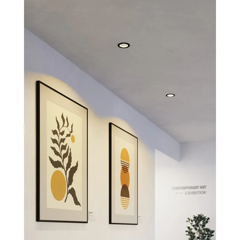 Indbygget Lampe Carosso 93 mm - Sort - Belysning - Glødepærer & lyskilder - Spotlights & downlights