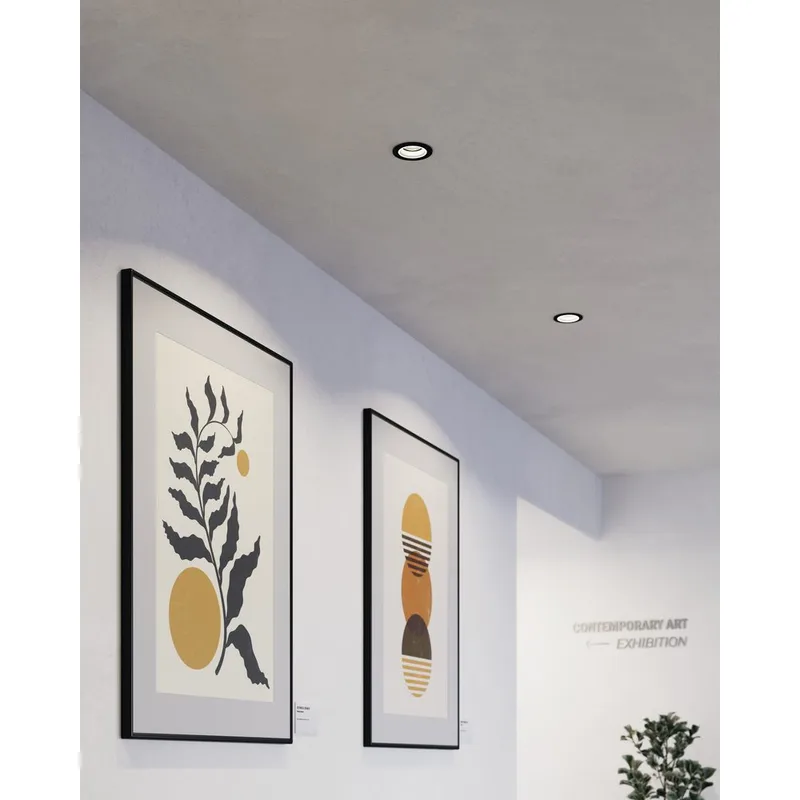 Indbygget Lampe Carosso 93 mm - Sort - Belysning - Glødepærer & lyskilder - Spotlights & downlights