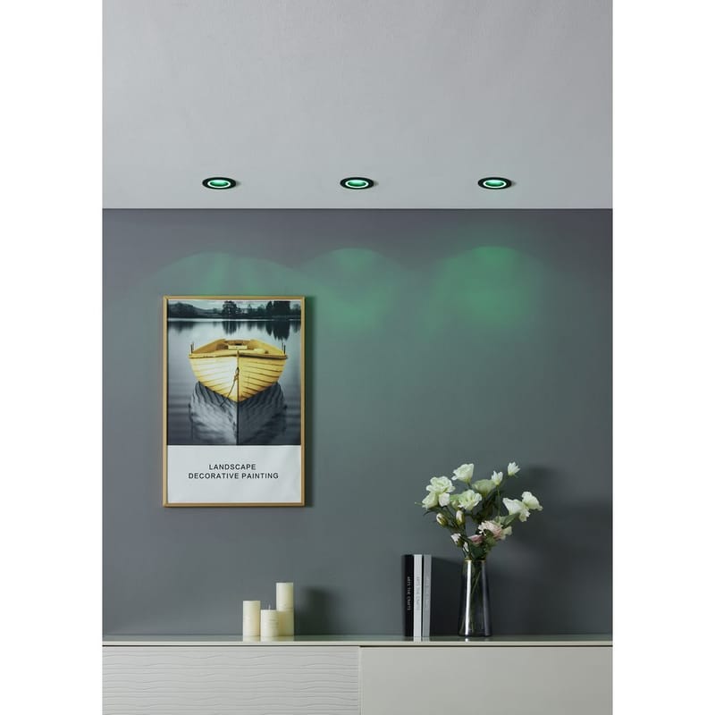 Indbygget Lampe Carosso 93 mm - Sort - Belysning - Glødepærer & lyskilder - Spotlights & downlights