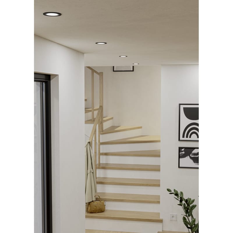 Indbygget Lampe Carosso 93 mm - Sort - Belysning - Glødepærer & lyskilder - Spotlights & downlights